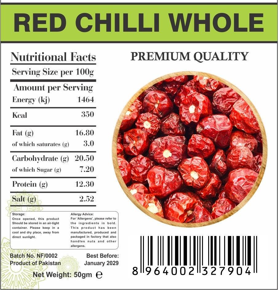 Red Chilli Whole