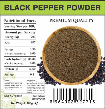 Black Pepper Powder